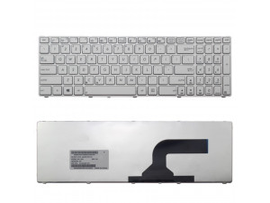 Клавиатура за лаптоп Asus N50 N51 N52 N53 N60 N61 N70 N71 Бяла с Кирилица